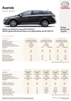Toyota AVENSIS combi cenik zari 2010-2
